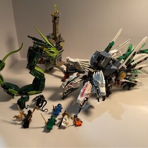 Lego Ninjago 9450 master of spinjitzu rise of the snakes epic dragon battle